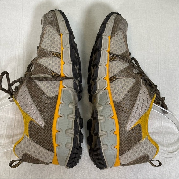 Mountrek Woodland Trail Hiking Shoes Sneakers-Tan/Gray/Yellow-Women Size 7.5 - Picture 3 of 12